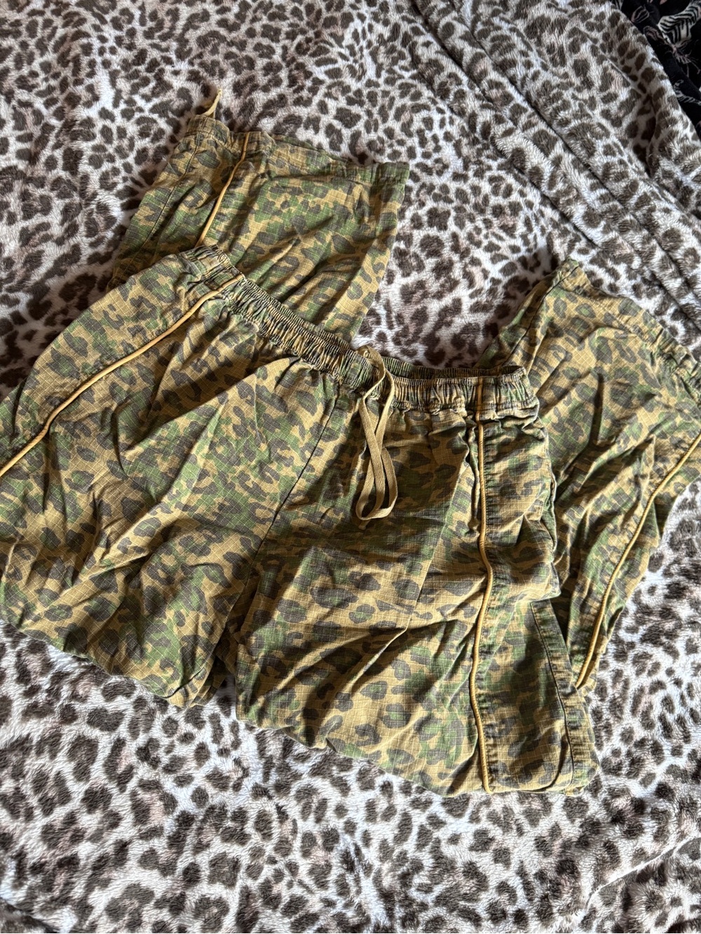 Leopard Camo Track Pant
